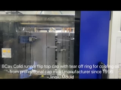 8구멍 28mm 목 주스 병 폼 냉동 러너를 위한 도둑질 방지 플립 캡